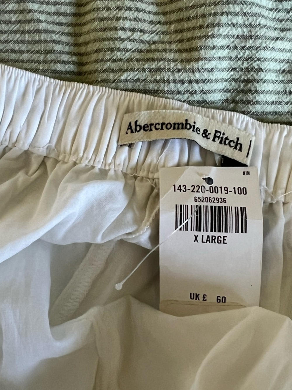 Abercrombie White tiered Maxi - Picture 5 of 5